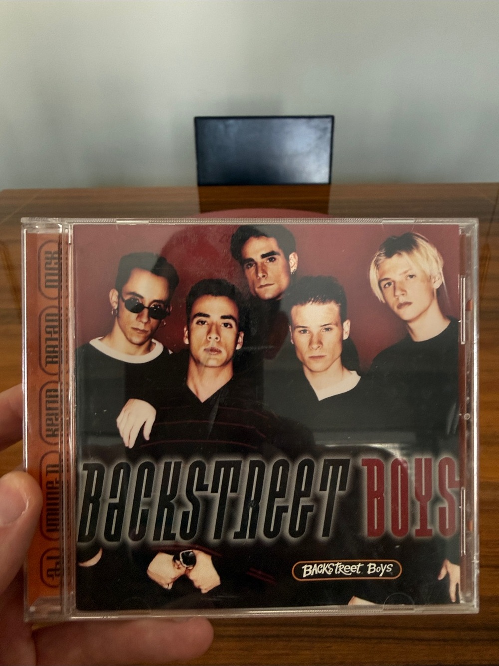Backstreet Boys Self-Titled CD - Black & Burgundy Cover
